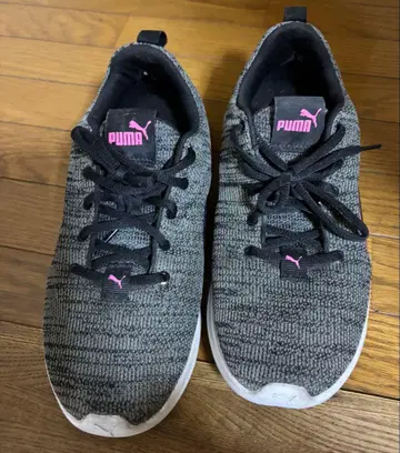 25일까지 PUMA SOFTRIDE 스니커즈 그레이/블랙/핑크