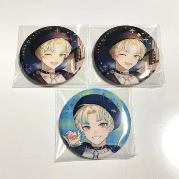 니지산지 윈터 데이트 2025 캔뱃지 히바치 마나 3개