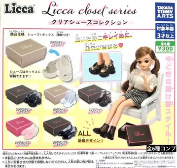 Licca 클리어 슈즈 컬렉션 전 6종 컴플리트