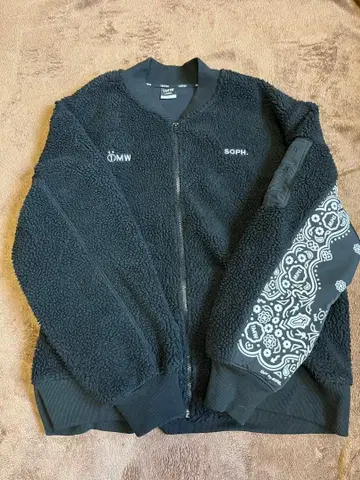 1MW by SOPH. GU MA-1풍 보아 자켓 XL 블랙