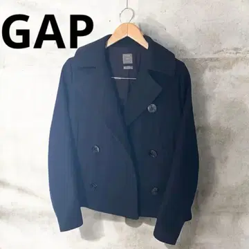 GAP 갭 피코트 코트 숏 기장 XS 네이비