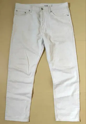 COS 화이트 데님 W34