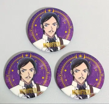 명탐정 코난 천문학자 금박 캔뱃지 모로후시 타카아키 3개 세트