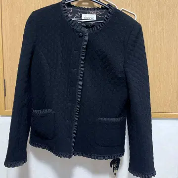 INGEBORG 노카라 자켓 블랙