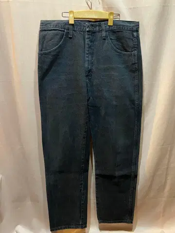 RUSTLER 러스틀 블랙 데님 팬츠 남성용 W34