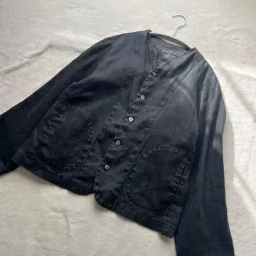 nest robe 린넨 100% 린넨 오간자 자켓