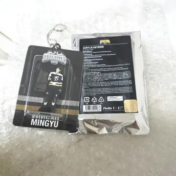 메루카리 택배 SEVENTEEN HOME 아크릴 키링 민규