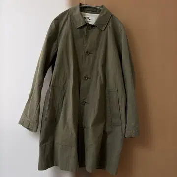 MHL. 올리브 그린 스텐카라 코트