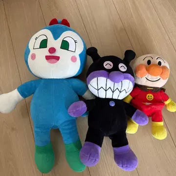 호빵맨 봉제 인형 세트