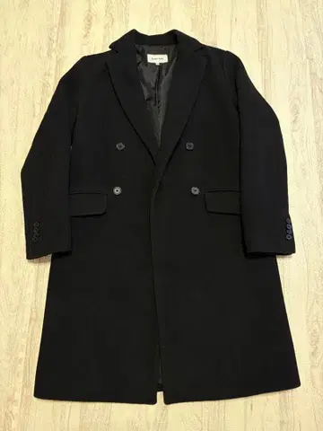 global work 블랙 체스터 코트 코트