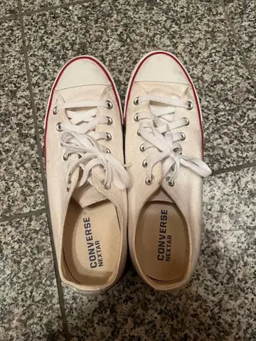 CONVERSE 넥스타 화이트 스니커즈