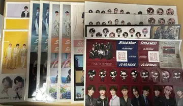 SnowMan 스티커 씰 묶음 판매