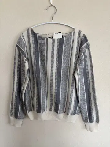 [택 포함 미사용 새상품] 로트레아몽 보트넥 니트 그레이