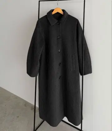 스텐카라 코트 볼륨 슬리브 스텐카라 롱 코트