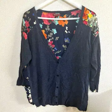 MERONA 꽃무늬 오부 소매 상의 L/G