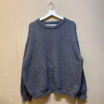 RockyMonroe 오버 사이즈 크루 니트 스웨터 사이즈 L