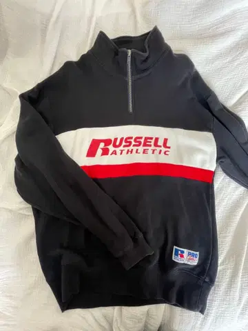 러셀 애슬레틱 하프 지퍼 트레이닝복