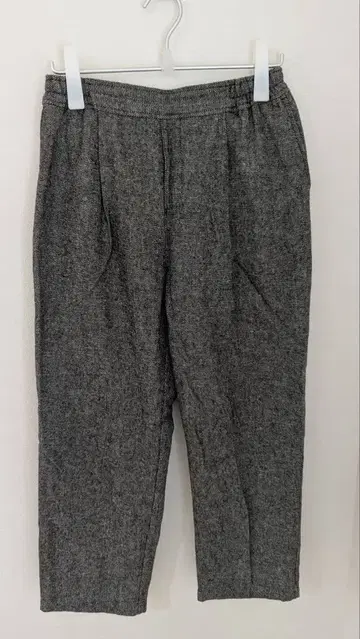 울 혼방 캐주얼 팬츠 그레이