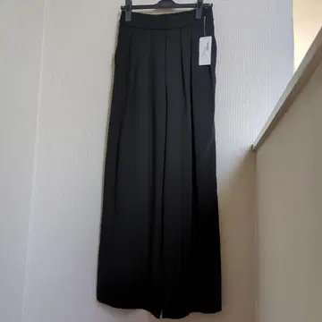 미사용 새상품 maggy 블랙 와이드 팬츠