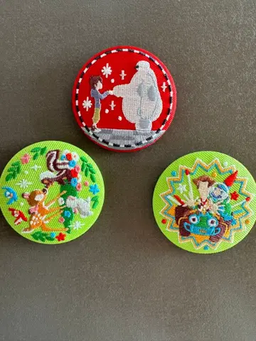 디즈니 자수 캔뱃지