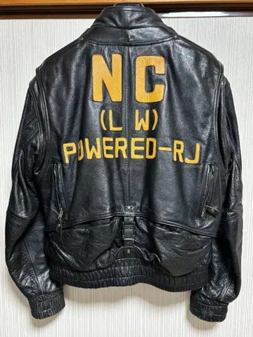 카도야 NEW CONCEPTER 가죽 라이더 자켓 L 사이즈 블랙