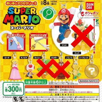 슈퍼 마리오 표시 액세서리 5종 세트