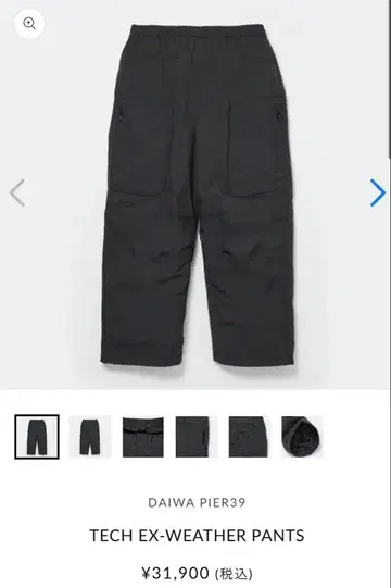 TECH EX-WEATHER PANTS daiwa pier 39 L