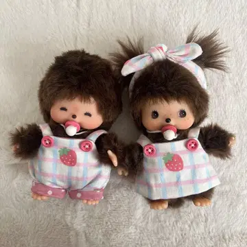 베이비치치 S 사이즈용 맞춰 입는 딸기 살로펫