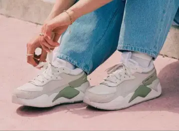 인기 푸마 리인벤트 23cm 화이트 그린