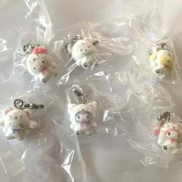 산리오 메지루시 액세서리 포근포근 스노우 컴플리트 세트