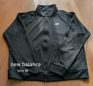 뉴발란스 블랙 풀 지퍼 자켓