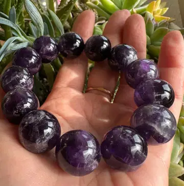 드림 자수정 17mm 팔찌