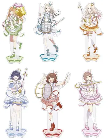 학원 아이돌 마스터 ~조이풀 마칭~ 아크릴 스탠드 6개 2