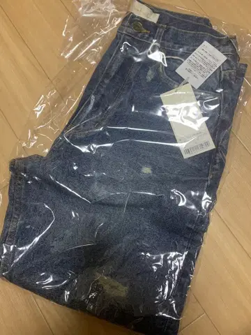 시루무린 크러쉬 스트레이트 데님