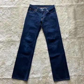 레어 Levi's 여성용 502 셀비지 일본제 다크 네이비