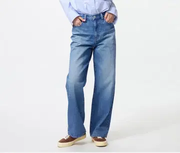 [ UNIQLO ] 와이드 스트레이트 청바지 29