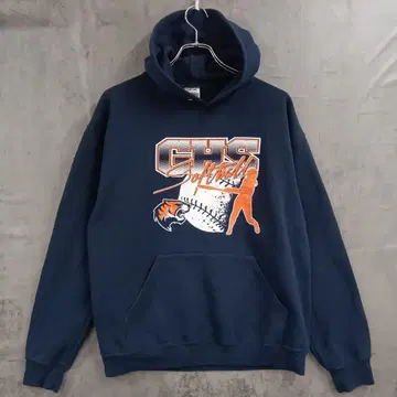 저지 네이비 후드티 CHS Softball 23 프린트 [ 5851 ]