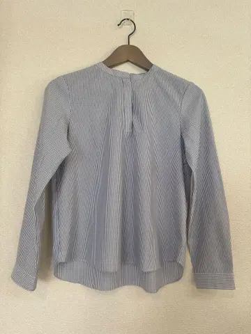 [매킨토시 철학] 새상품급 밴드 카라 블라우스 스트라이프 36