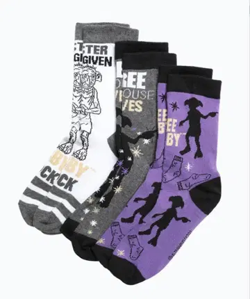 스튜디오 투어 도비 3켤레 양말