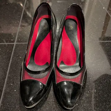 키비라 블랙 레이스 스틸레토 하이힐