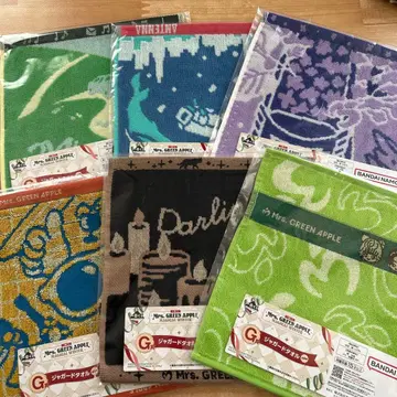 Mrs. GREEN APPLE 제일복권 자카드 타월 모음 컴프