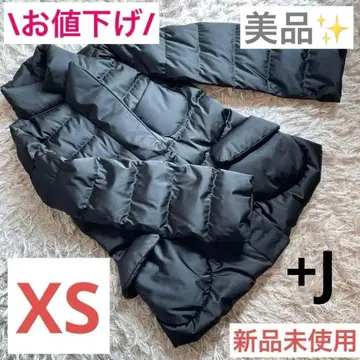 [택 포함 새상품] 유니클로 +J 다운 자켓 블랙 XS 질 샌더