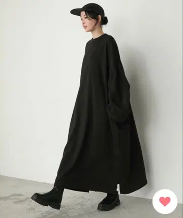 [ forksy. ] 에브리데이 몬스터 개더 슬리브 포켓 원피스