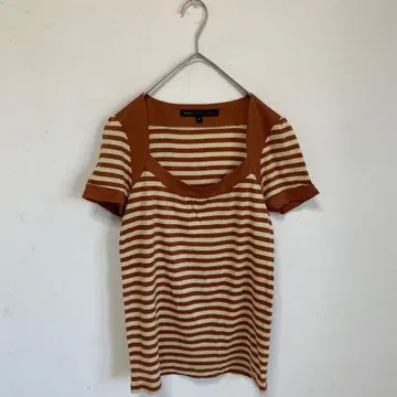 [ MARC BY MARC JACOBS ] 보더 반팔 코튼 티셔츠