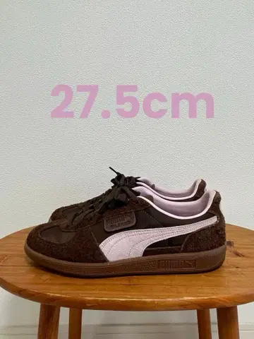 [ PUMA ] 팔레르모 헤어리 GS 브라운