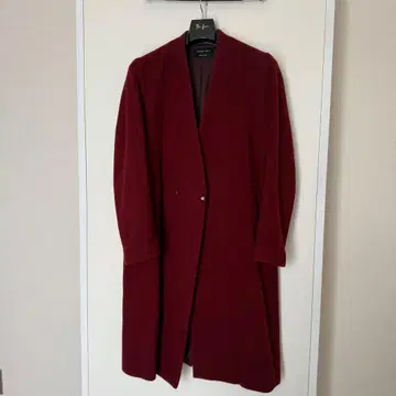 UNITED TOKYO 노카라 코트 버건디