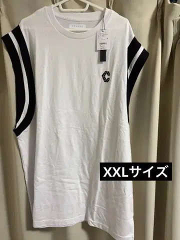 CRONOS 화이트 탱크탑 44 (XXL)