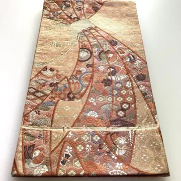 후리소데용 타노시메 문양 후쿠로 오비 A