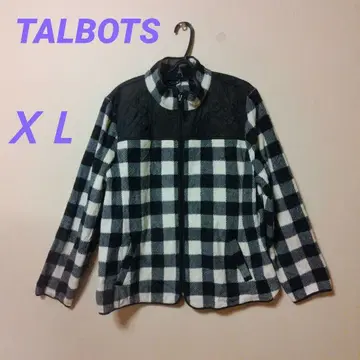 새상품급 TALBOTS 탈봇 플리스 자켓 버팔로 체크 XL