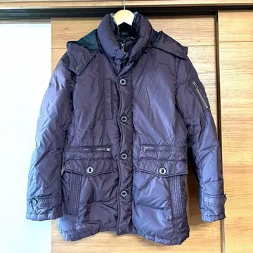 FULL HOUSE 다운 자켓 후드 부착 L 퍼플